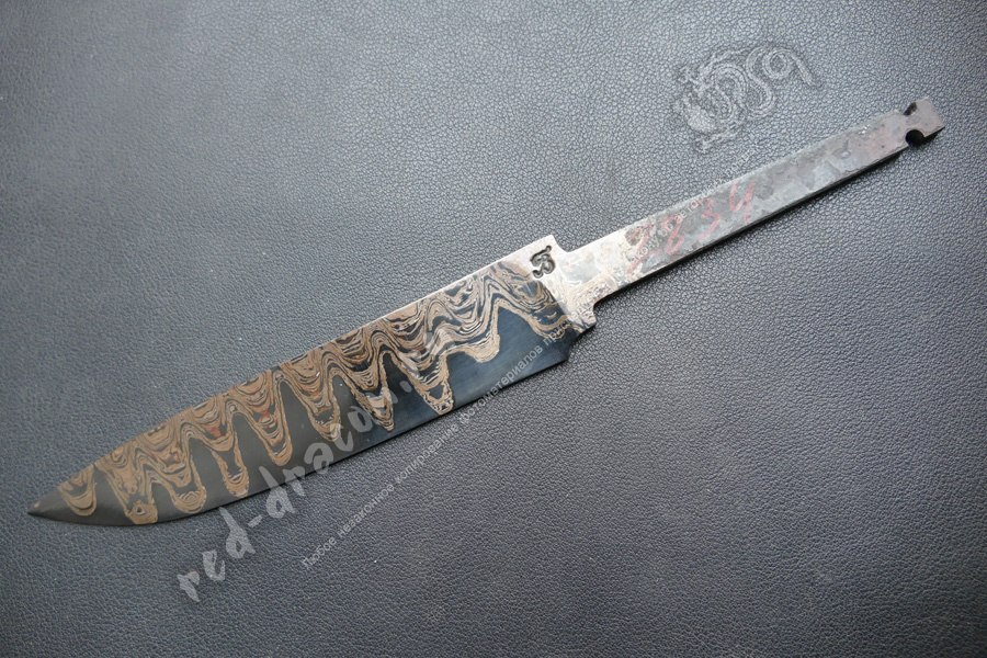 Клинок для ножа Дамаск za2834