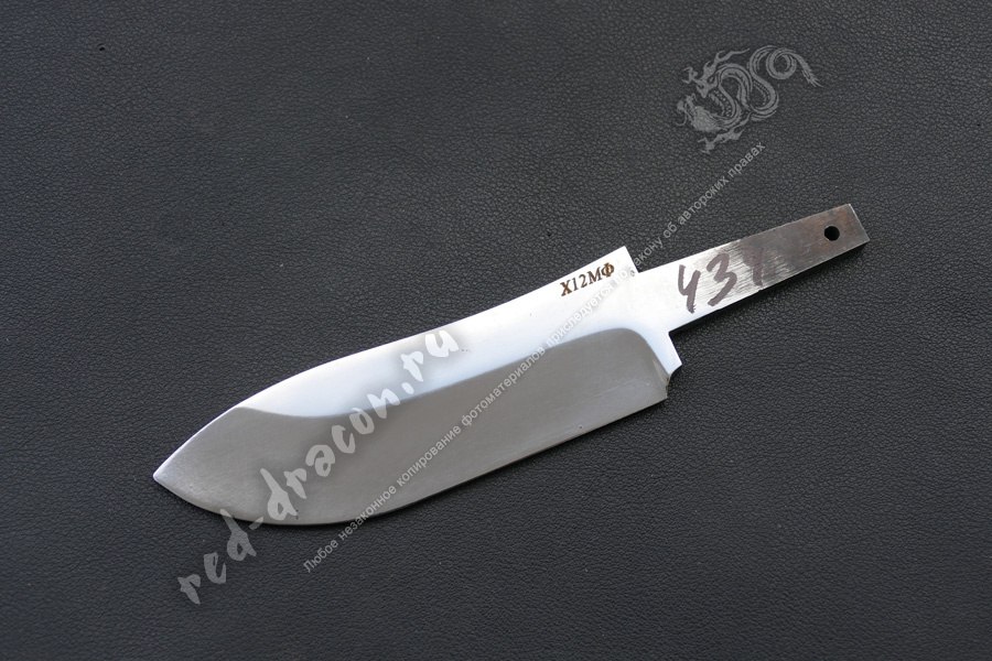 Клинок кованный для ножа Х12МФ "DAS434"