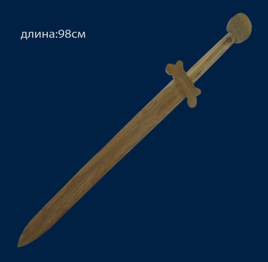 Изготовление оружия из дерева: Нормандский меч